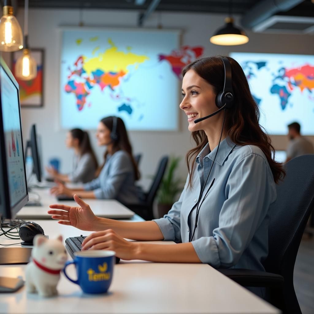NUBEX frontline help center specialists assisting customers